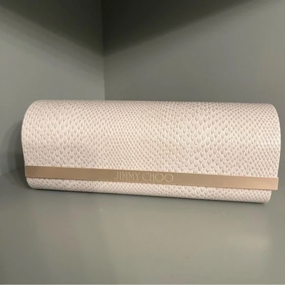 Jimmy Choo Cream Sunglasses Case